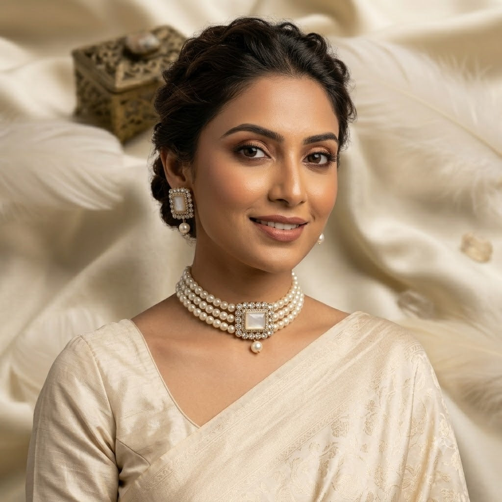 Sapphire Regal Choker Set