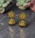 Classic Meenakari Jhumkas