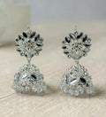 Silver-Plated Mirror Earrings