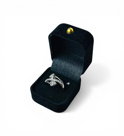 Silver-Plated Heart Ring