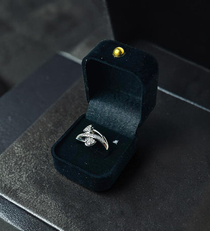 Silver-Plated Heart Ring
