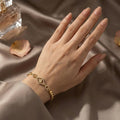 Elegant Golden Butterfly Charm Bracelet