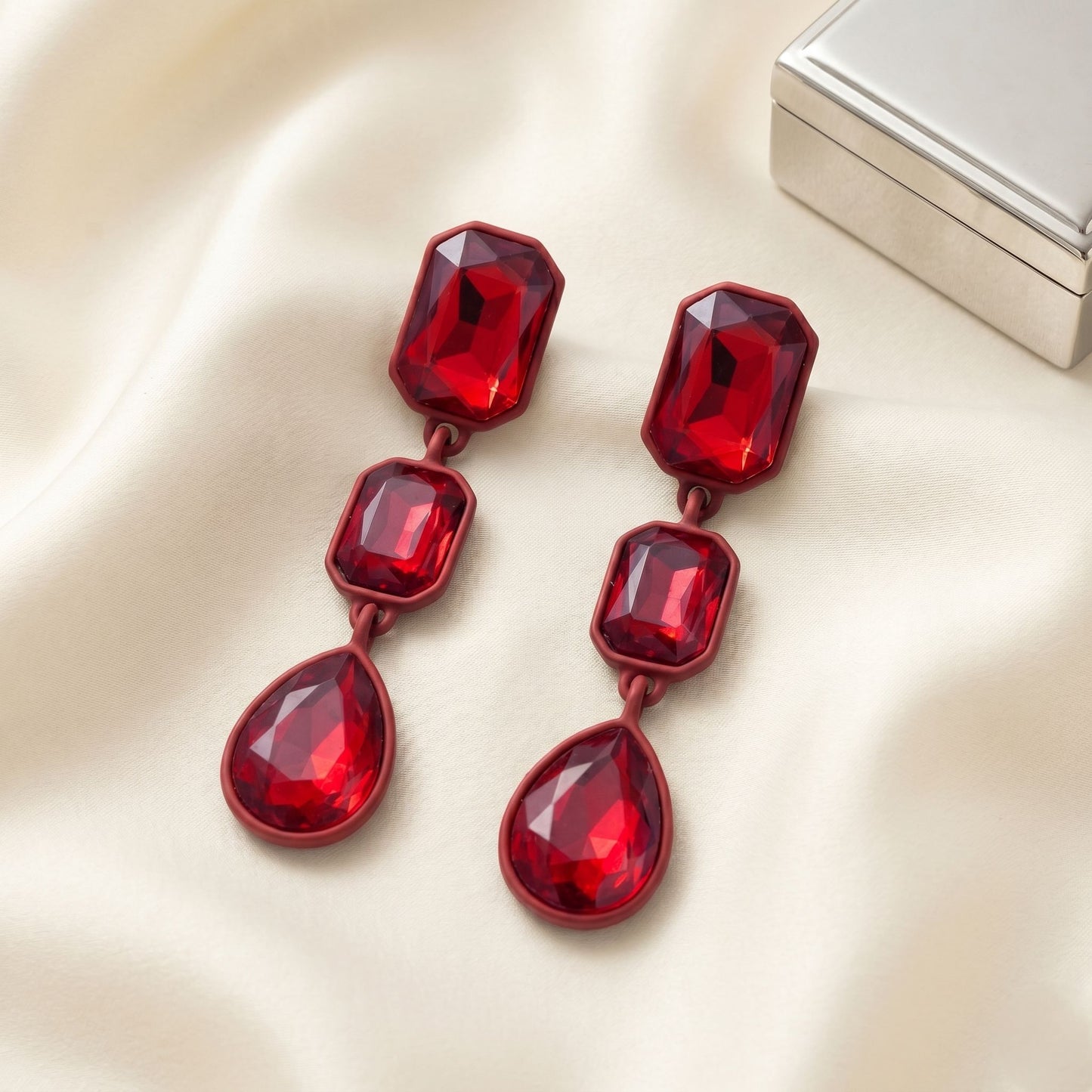Majestic Geometric Drop Earrings