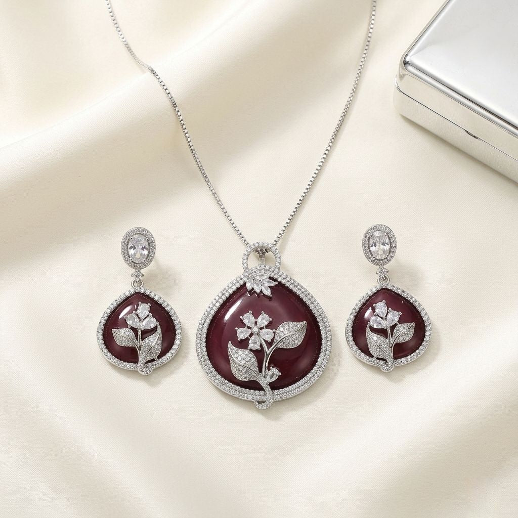 Floral Locket Set