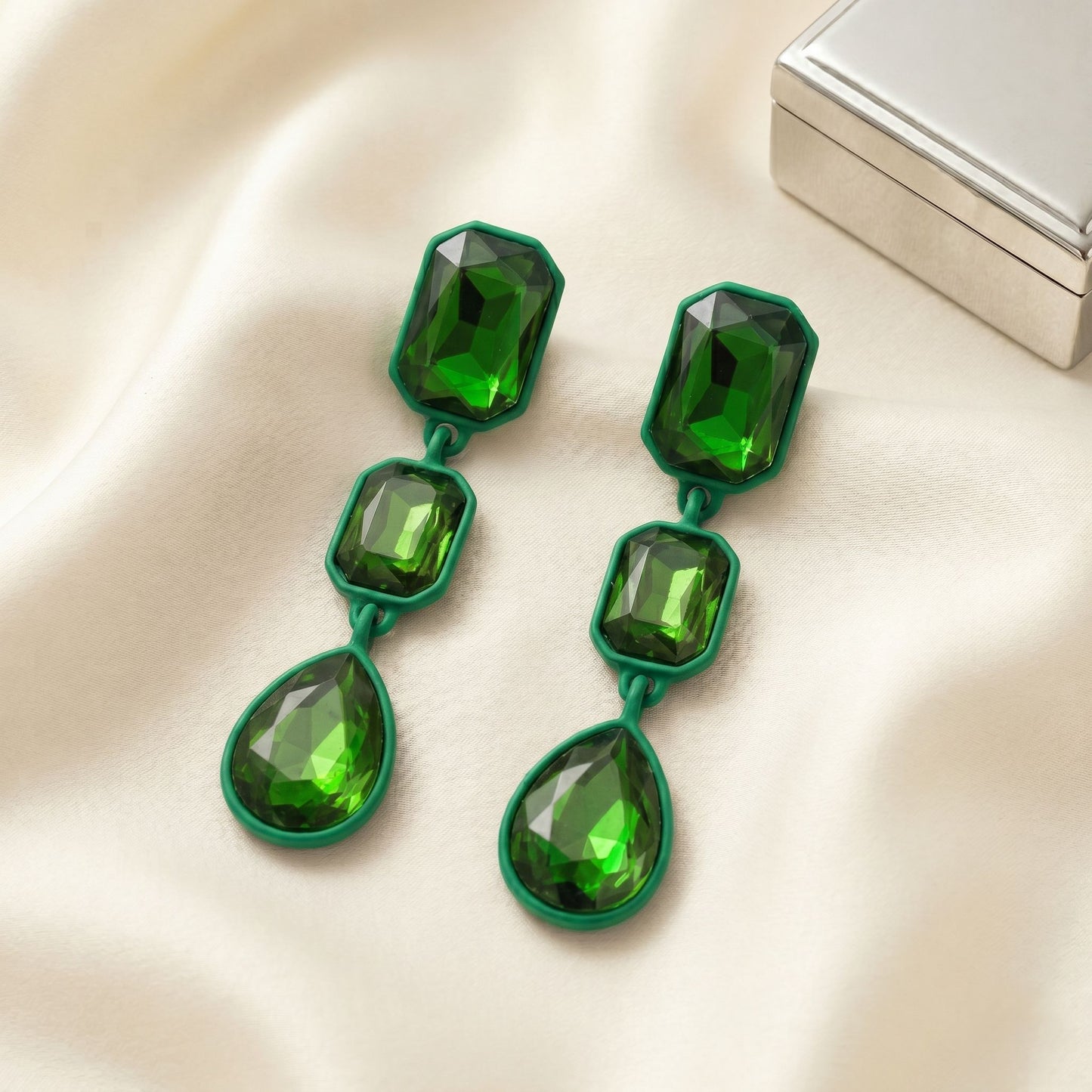 Majestic Geometric Drop Earrings