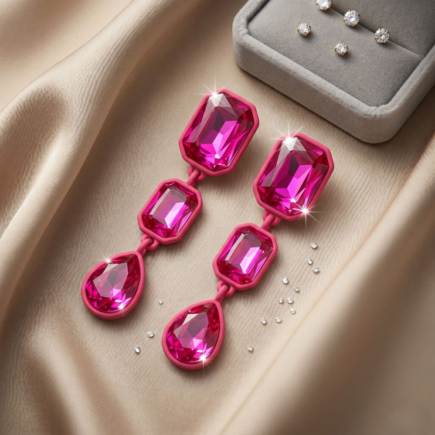 Majestic Geometric Drop Earrings
