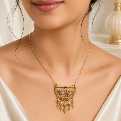 Blush Blossom Necklace Set