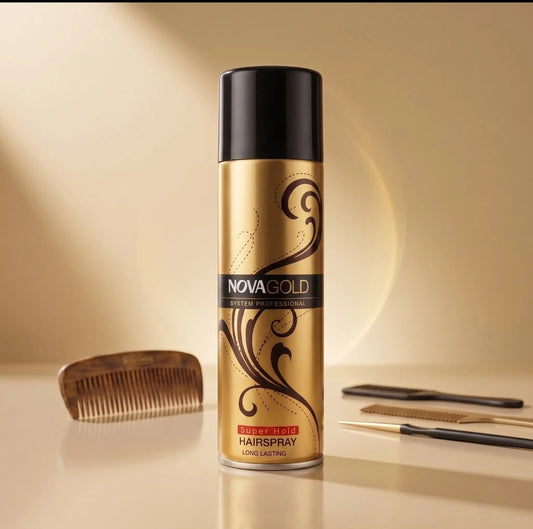 Nova Gold Super Hold Hairspray
