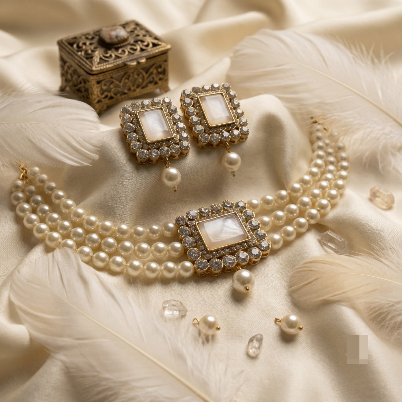 Sapphire Regal Choker Set
