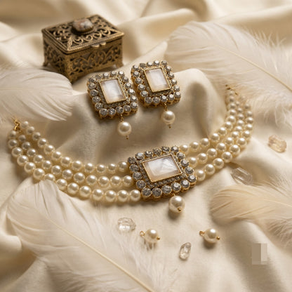 Sapphire Regal Choker Set