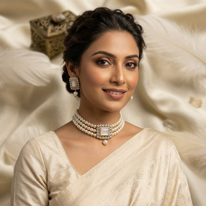 Sapphire Regal Choker Set