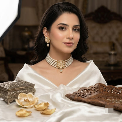 Regalia Pearl Choker Set