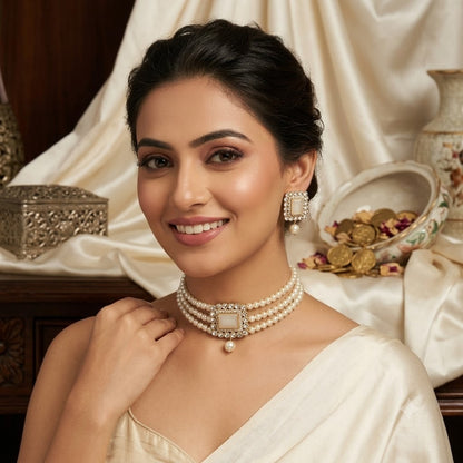 Sapphire Regal Choker Set