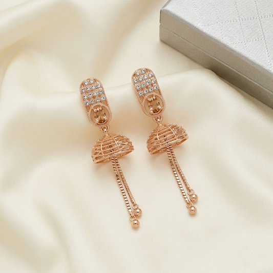 Rose Gold Elegant Earrings