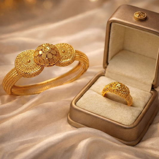 Golden Royal Medallion Set