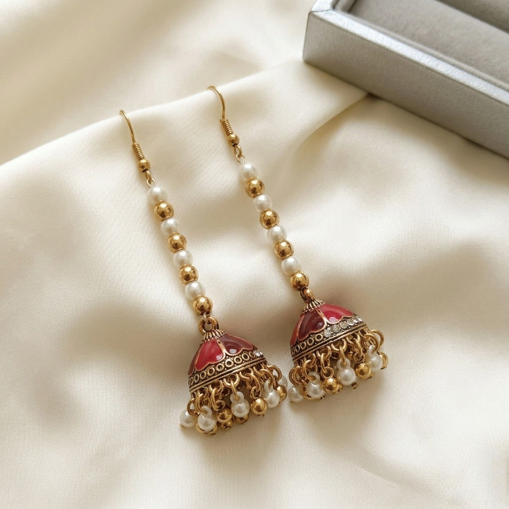 Elegant Linear Jhumka